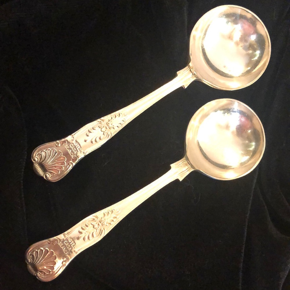 Hotel Casa Blanca Vintage Silver Plate Spoons “borrowed” by Mom